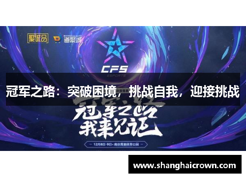 冠军之路：突破困境，挑战自我，迎接挑战